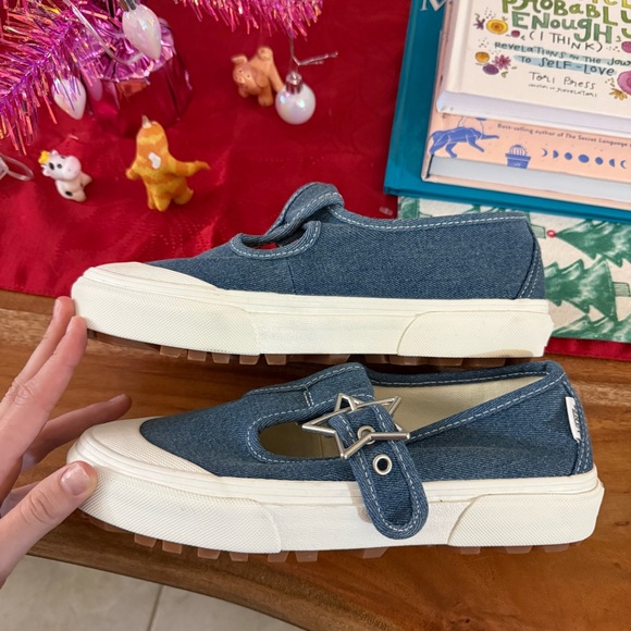 vans denim ⭐️ buckle mary janes - Picture 2 of 9